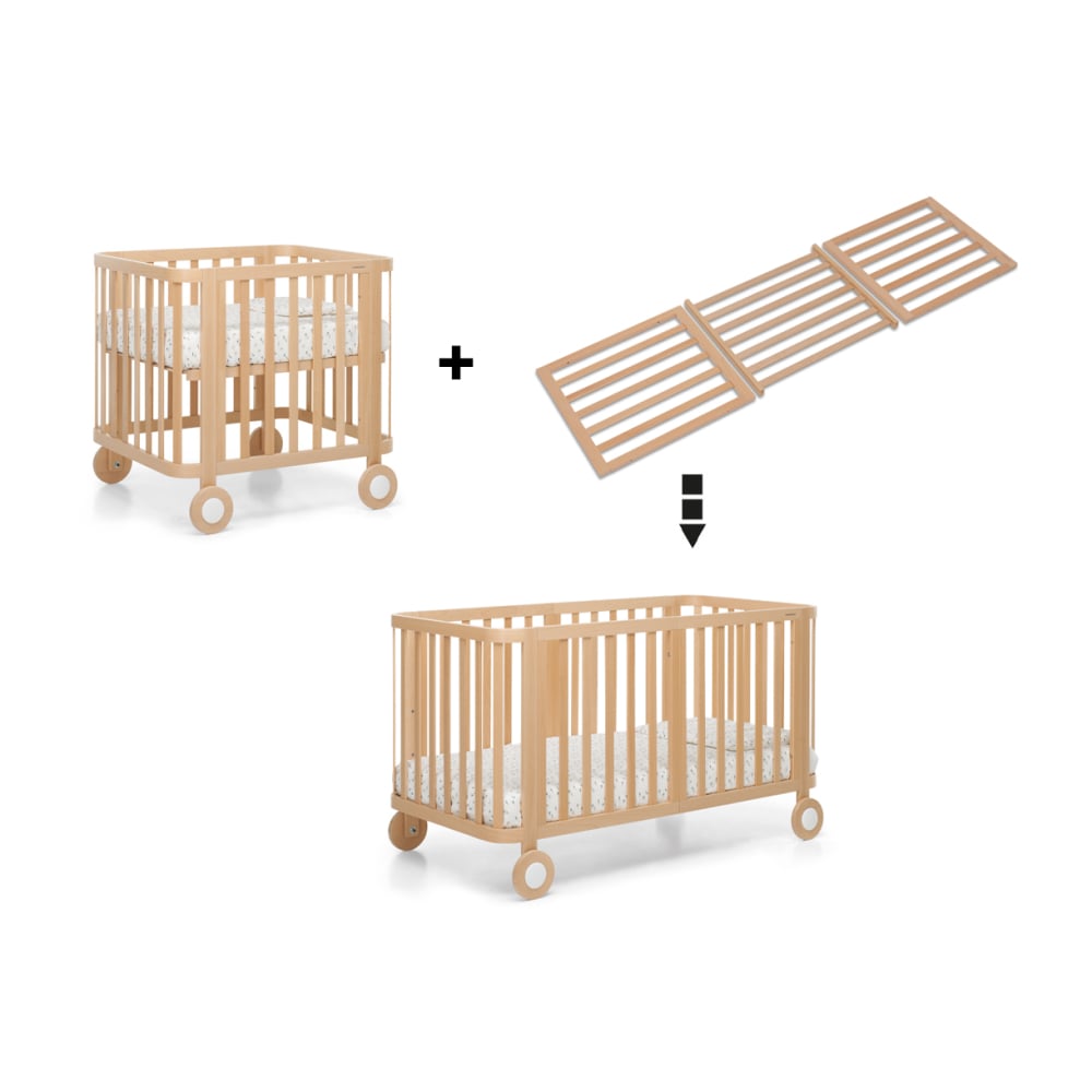 Foppapedretti-Дървен Сет Evo Kit За Удължаване На Кошара Evo