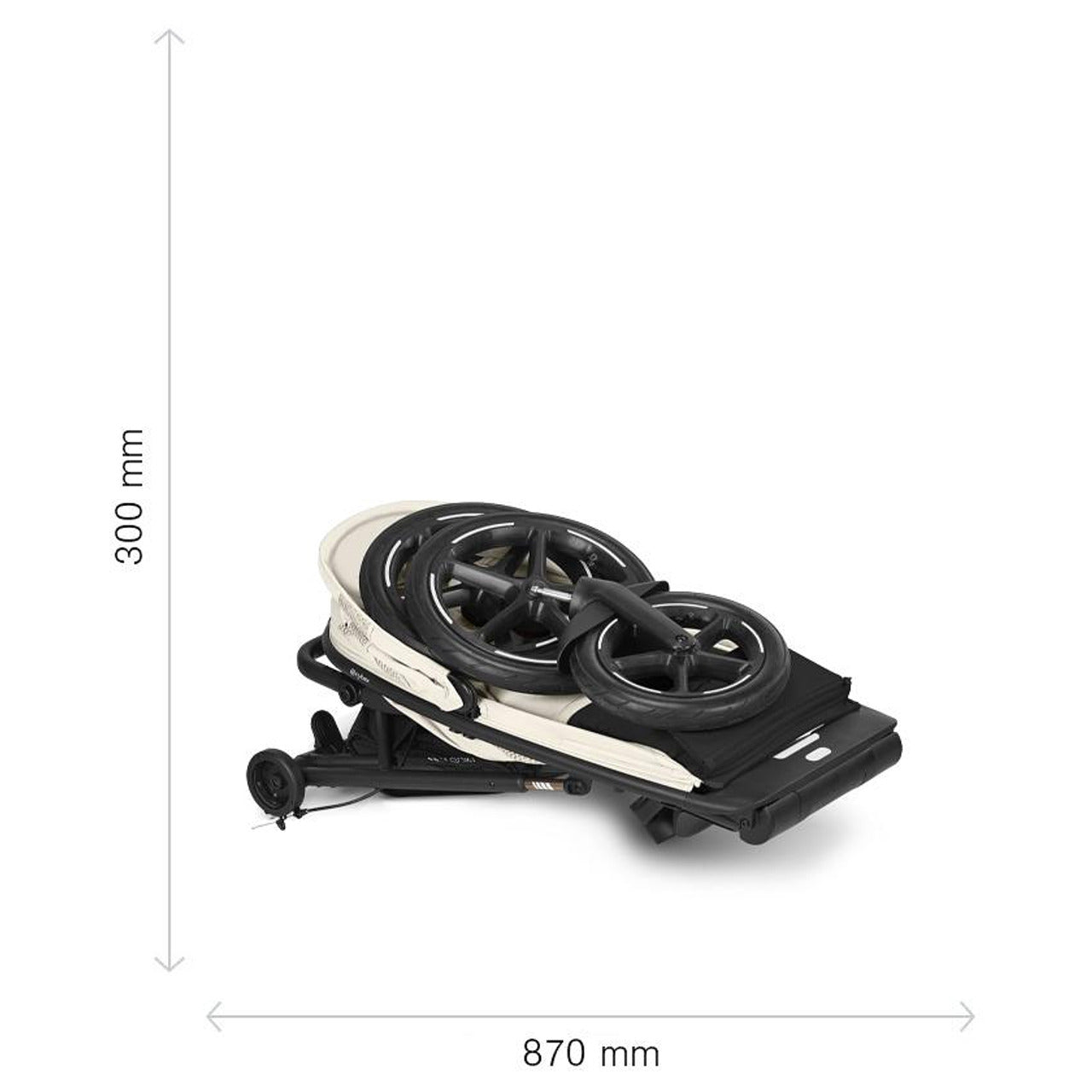 Gold Бебешка Количка Avi Spin Blk Almond Beige Cybex