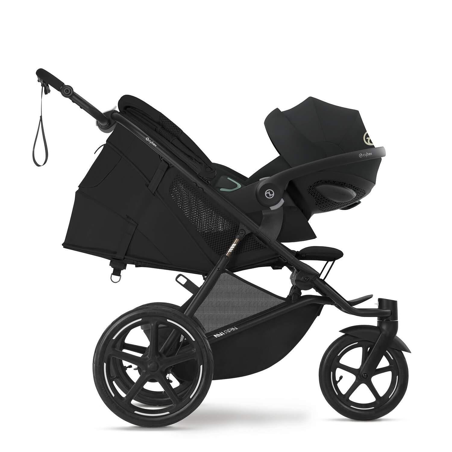 Gold Бебешка Количка Avi Spin Blk Moon Black Cybex