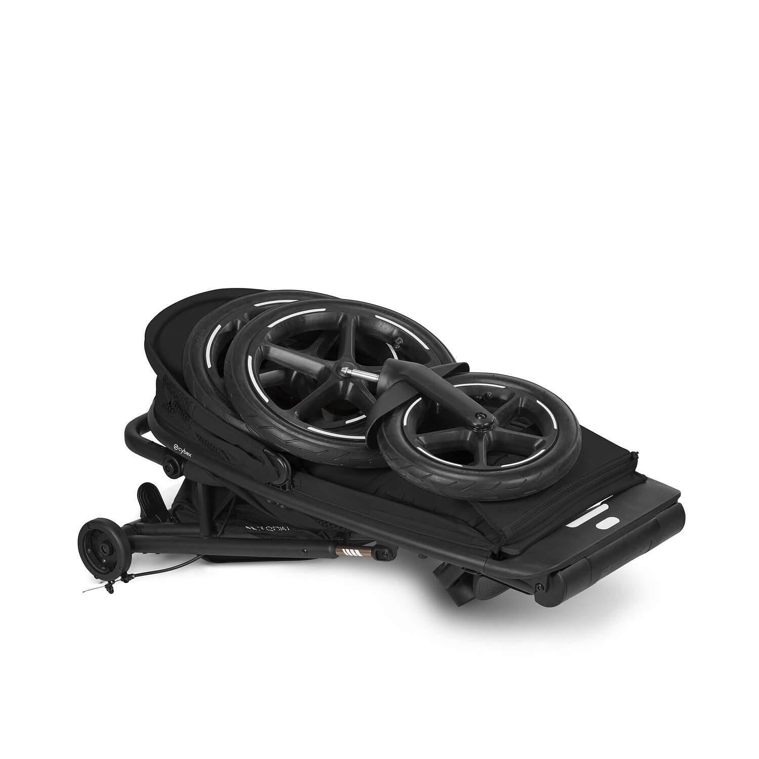 Gold Бебешка Количка Avi Spin Blk Moon Black Cybex