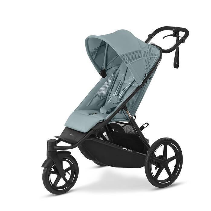 Gold Бебешка Количка Avi Spin Blk Stormy Blue Cybex