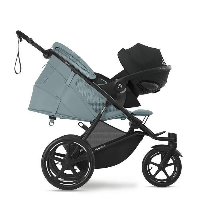 Gold Бебешка Количка Avi Spin Blk Stormy Blue Cybex