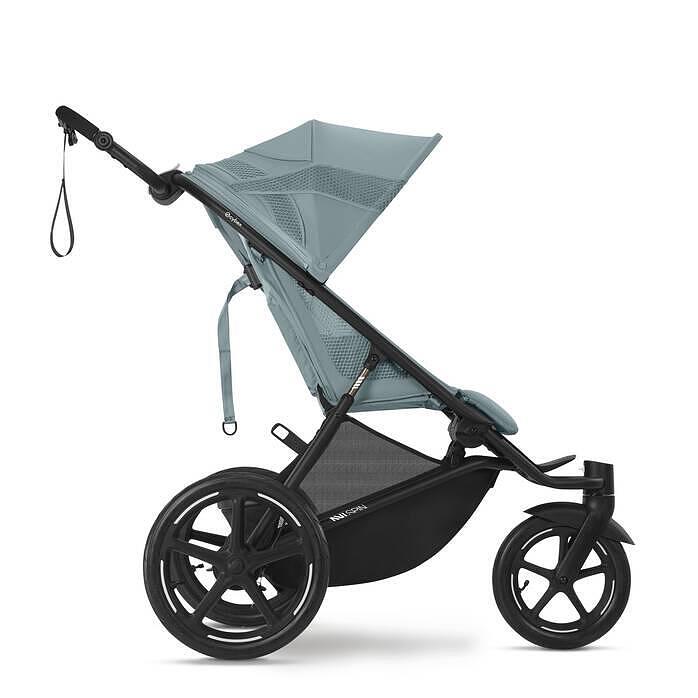 Gold Бебешка Количка Avi Spin Blk Stormy Blue Cybex