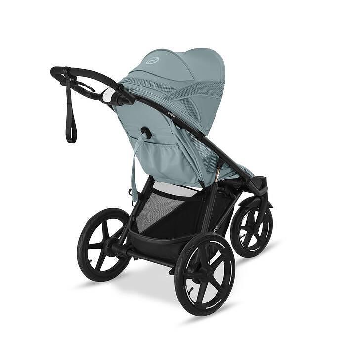 Gold Бебешка Количка Avi Spin Blk Stormy Blue Cybex