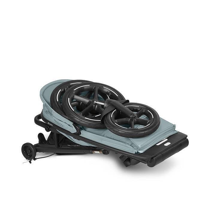 Gold Бебешка Количка Avi Spin Blk Stormy Blue Cybex