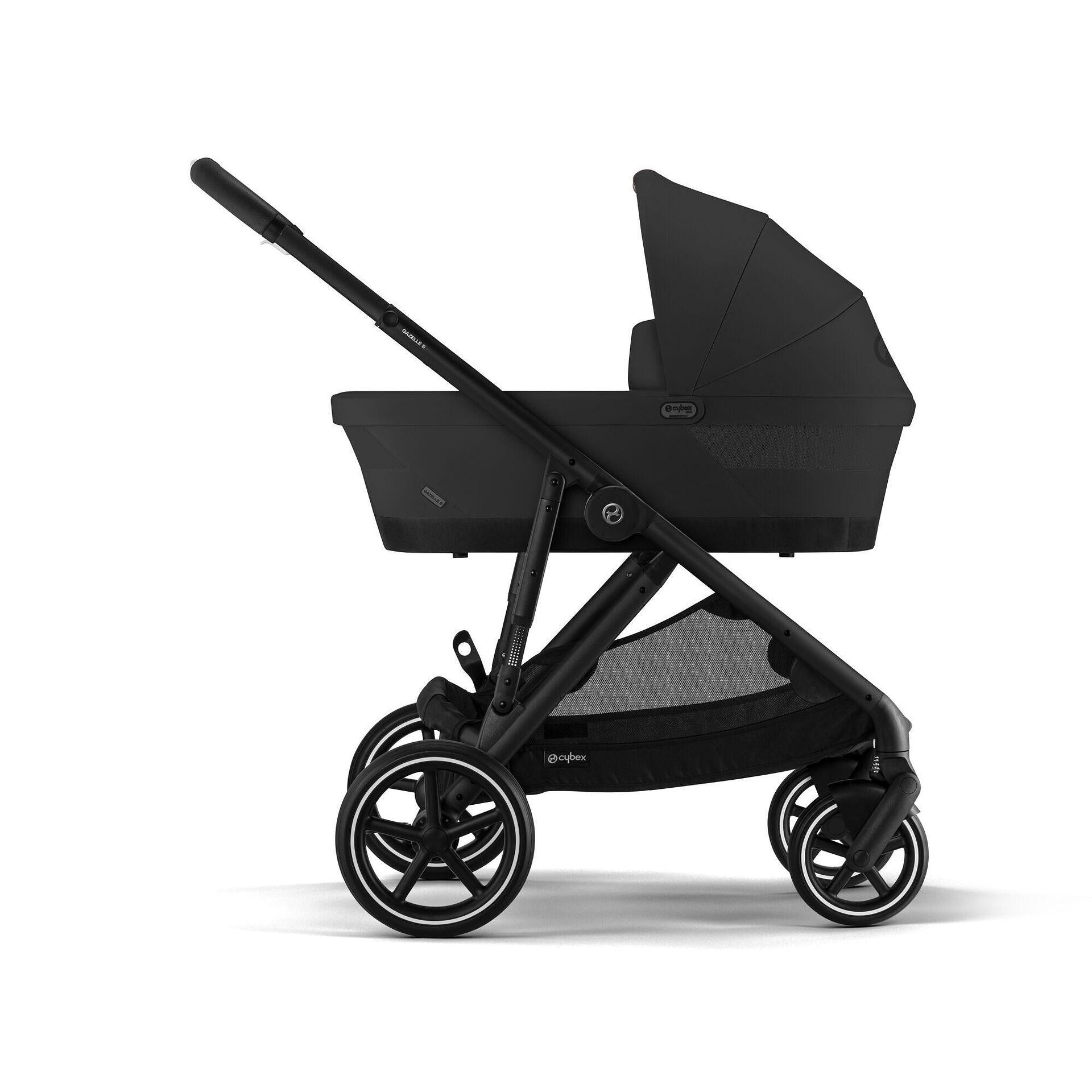 Бебешка Количка Gazelle S Blk Moon Black Cybex