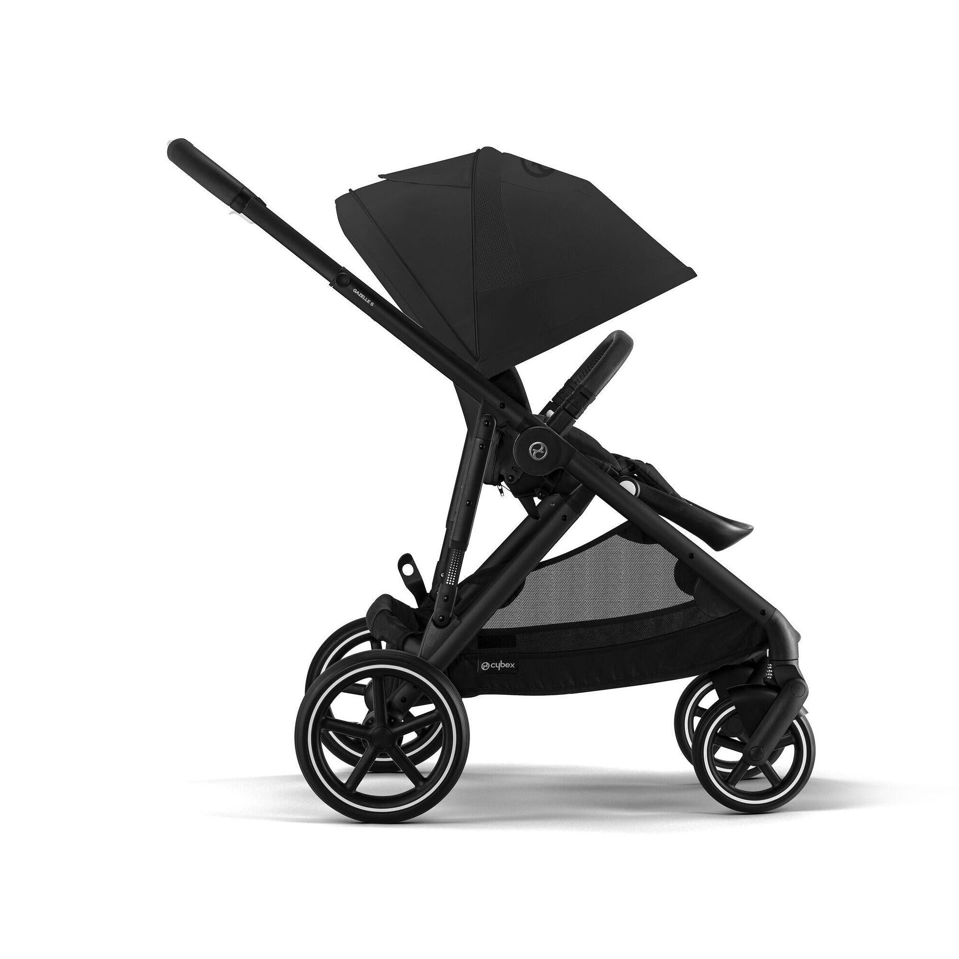 Бебешка Количка Gazelle S Blk Moon Black Cybex