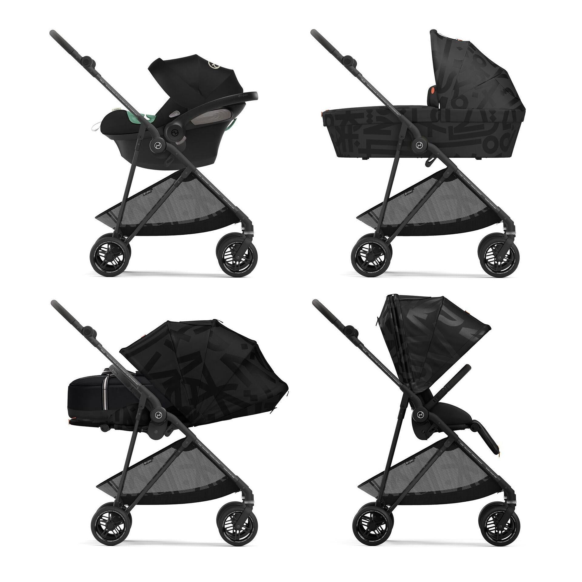 Бебешка Количка Melio Street 2023 Real Black Cybex