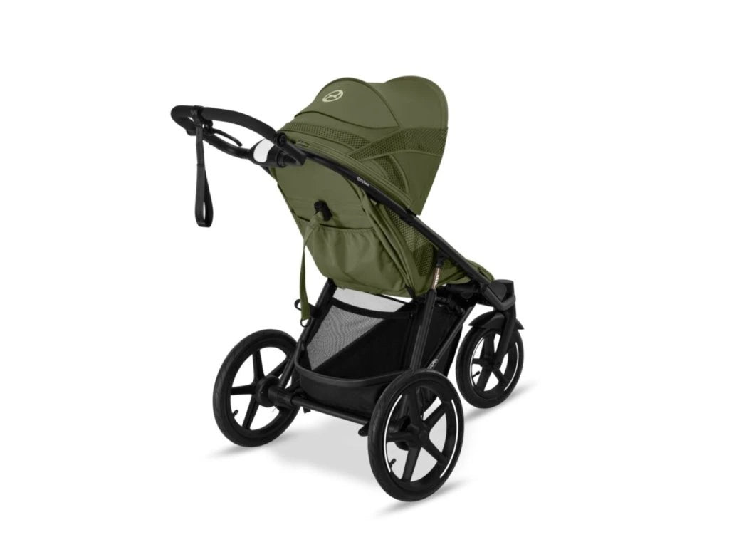 Gold Бебешка Количка Avi Spin Blk Moss Green Cybex