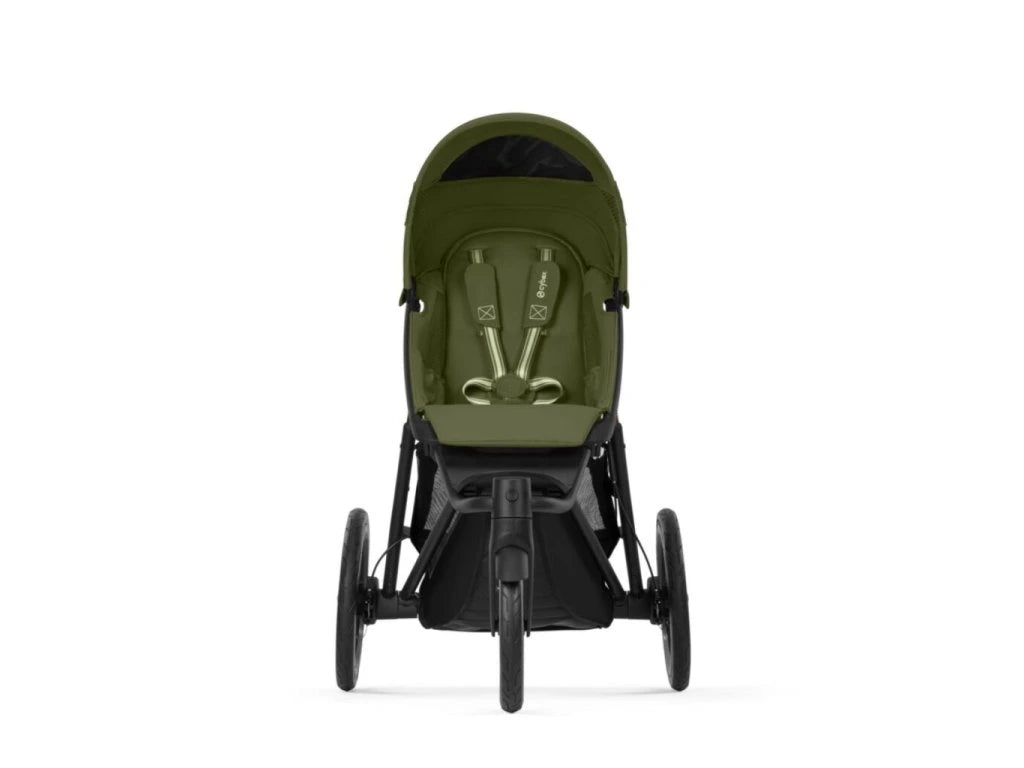 Gold Бебешка Количка Avi Spin Blk Moss Green Cybex