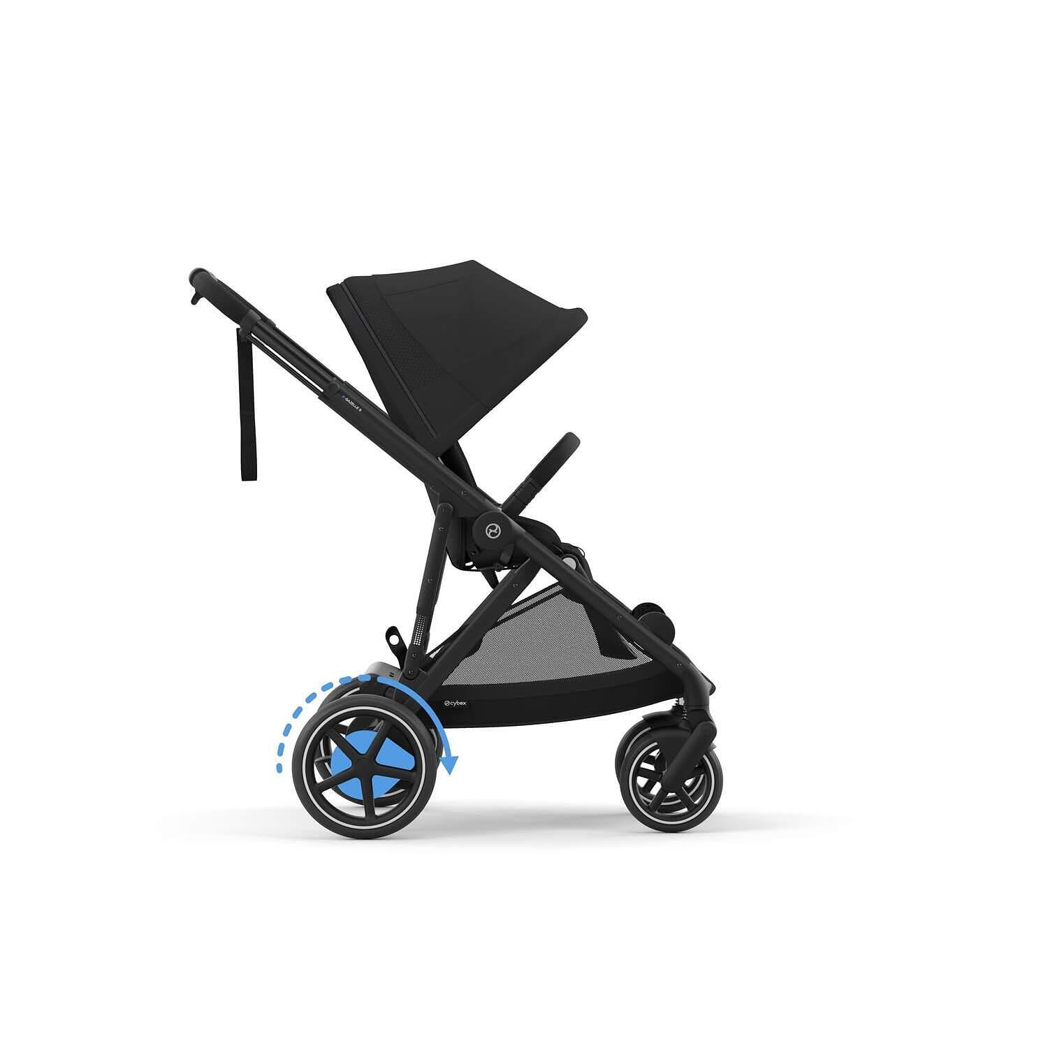 Gold Бебешка Количка Egazelle S Blk Moon Black Cybex