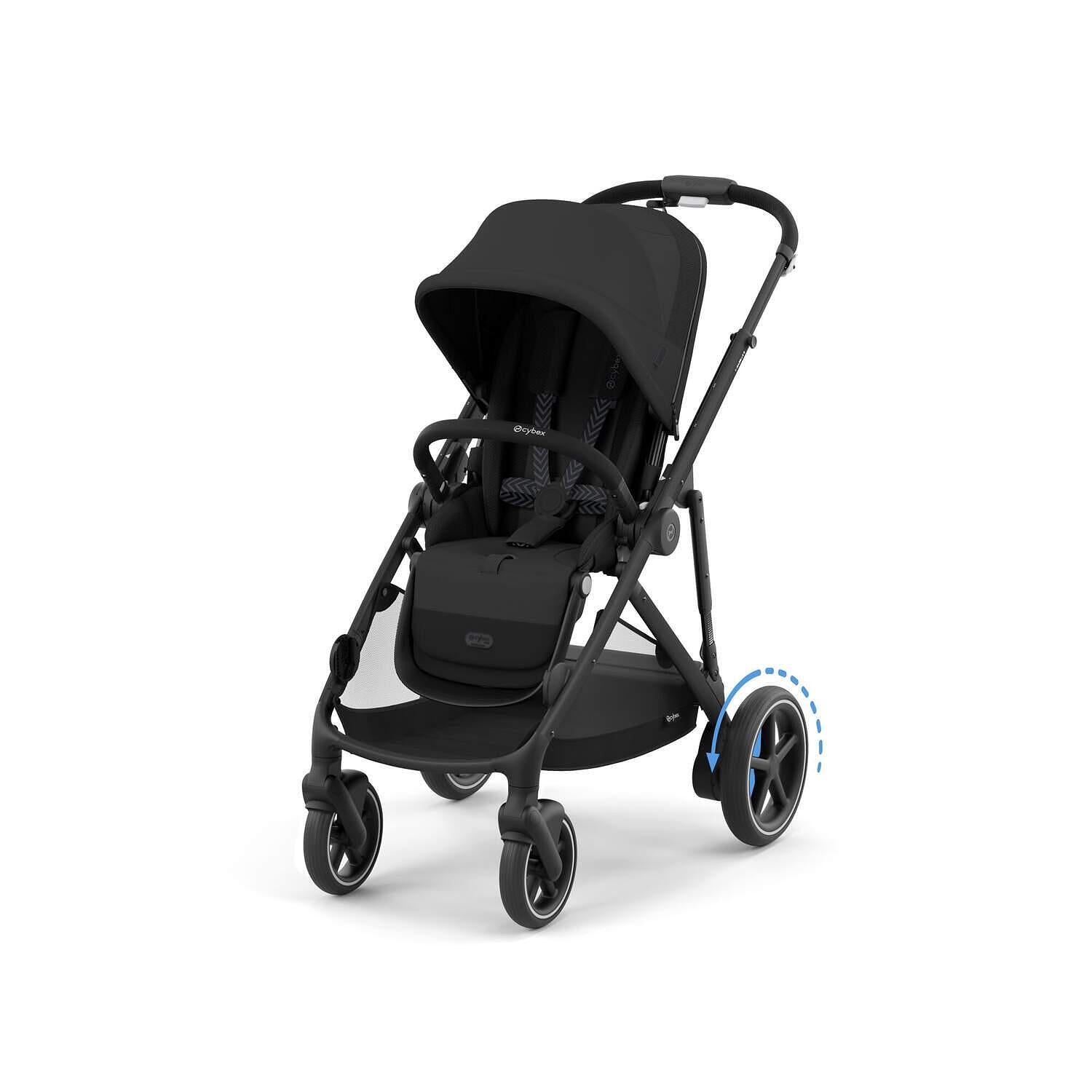 Gold Бебешка Количка Egazelle S Blk Moon Black Cybex
