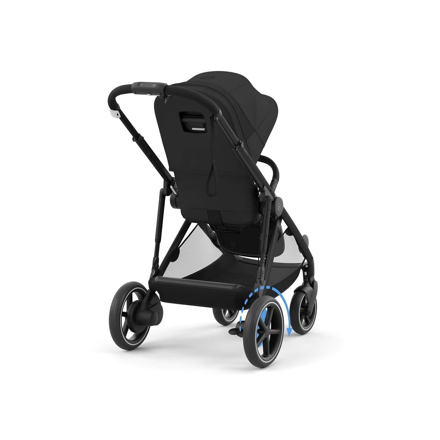 Gold Бебешка Количка Egazelle S Blk Moon Black Cybex