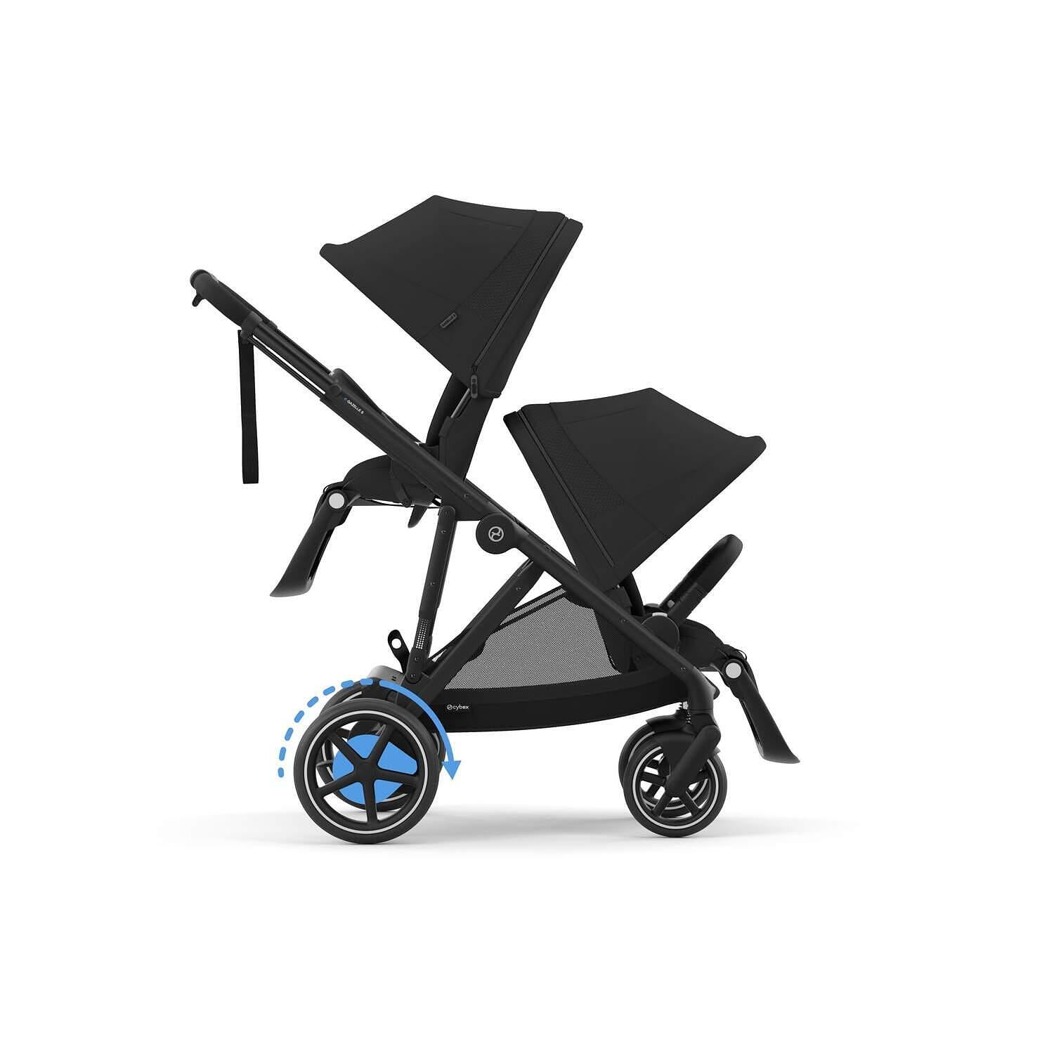 Gold Бебешка Количка Egazelle S Blk Moon Black Cybex