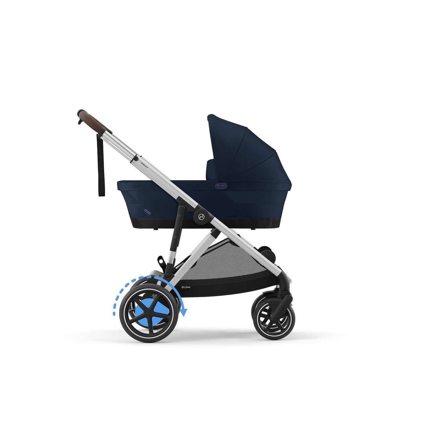 Gold Бебешка Количка Egazelle S Slv Ocean Blue Cybex