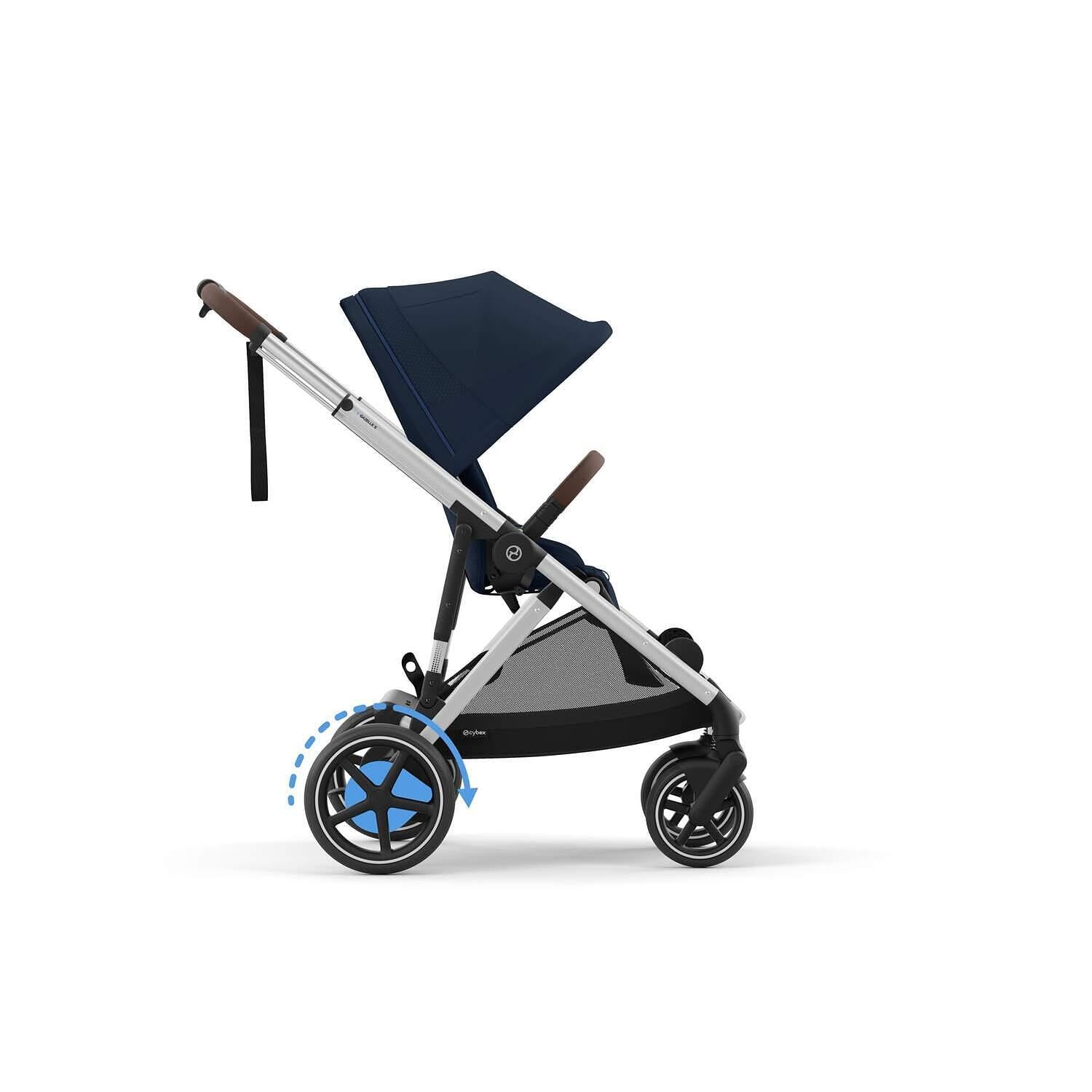 Gold Бебешка Количка Egazelle S Slv Ocean Blue Cybex