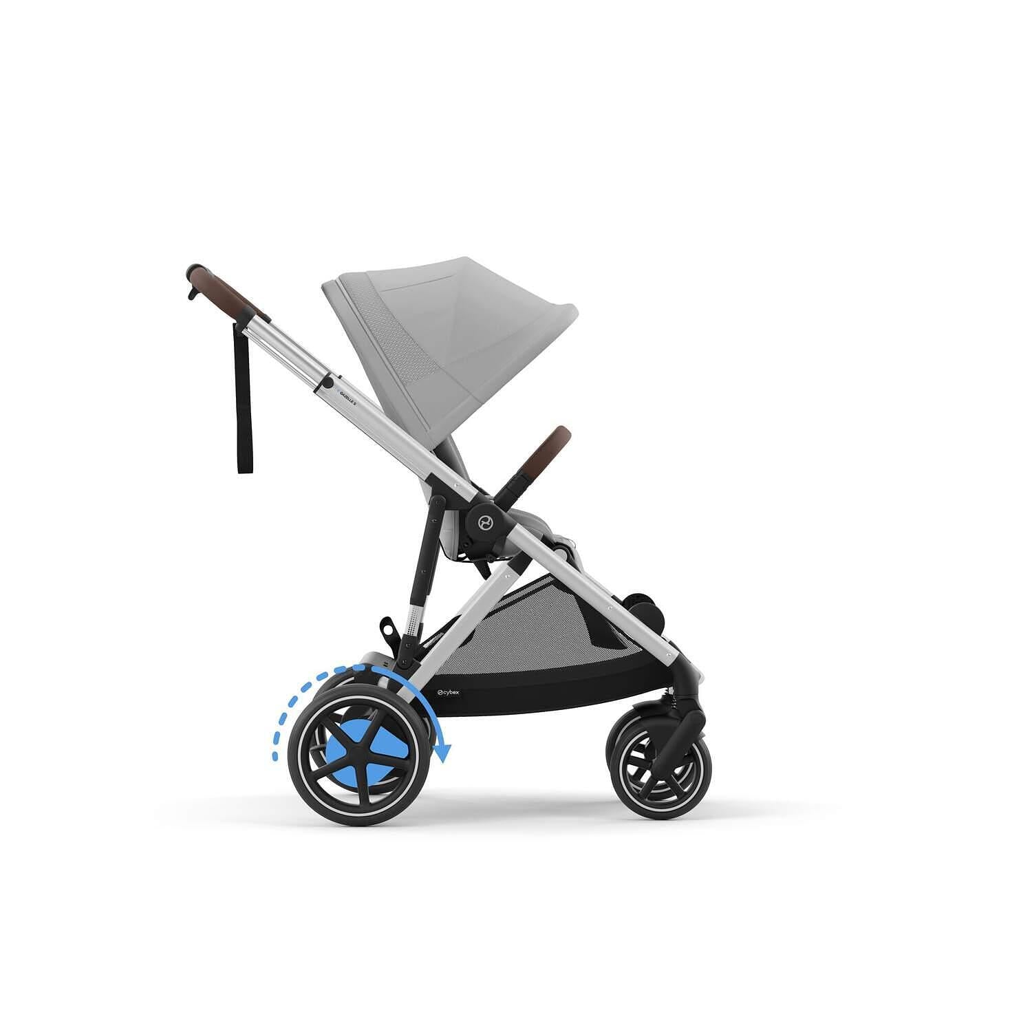 Gold Бебешка Количка Egazelle S Slv Stone Grey Cybex