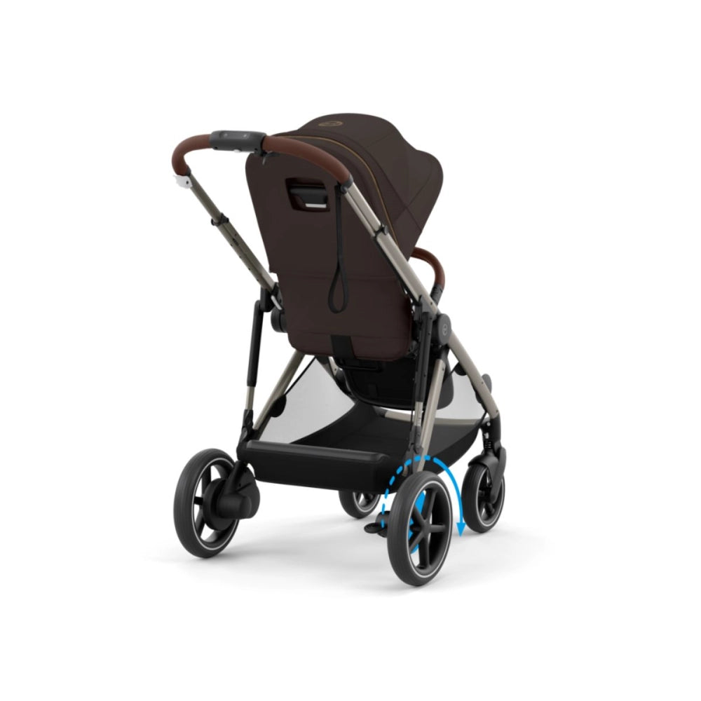 Gold Бебешка Количка Egazelle S Tpe Chocolate Brown Cybex