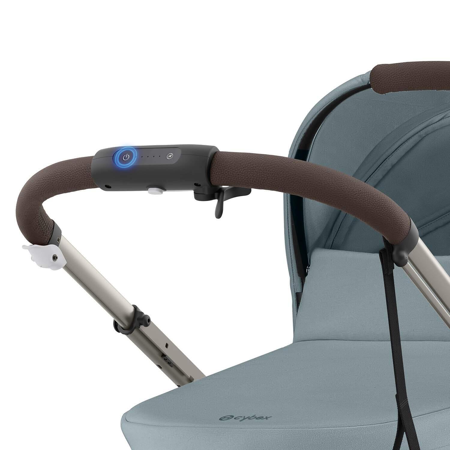 Gold Бебешка Количка Egazelle S Tpe Stormy Blue Cybex