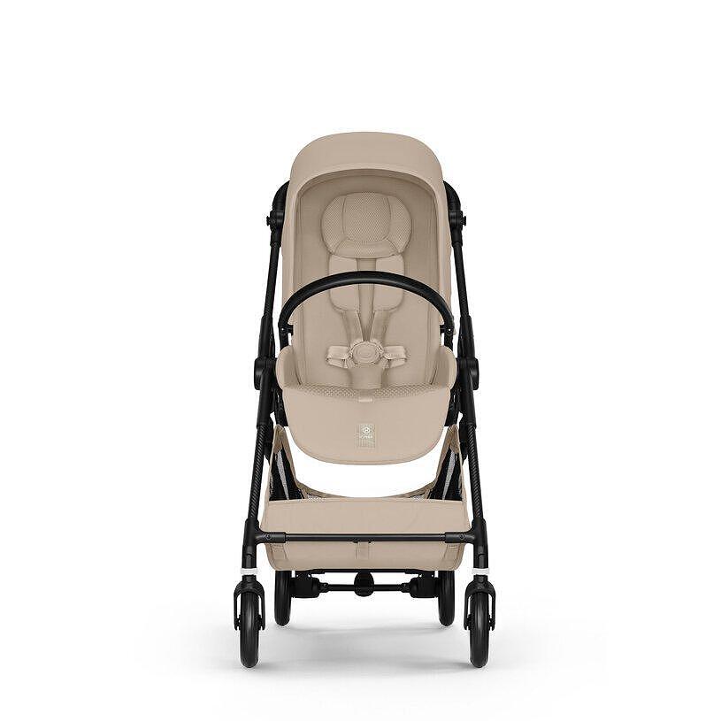 Gold Бебешка Количка Melio Carbon Almond Beige 2026 Cybex