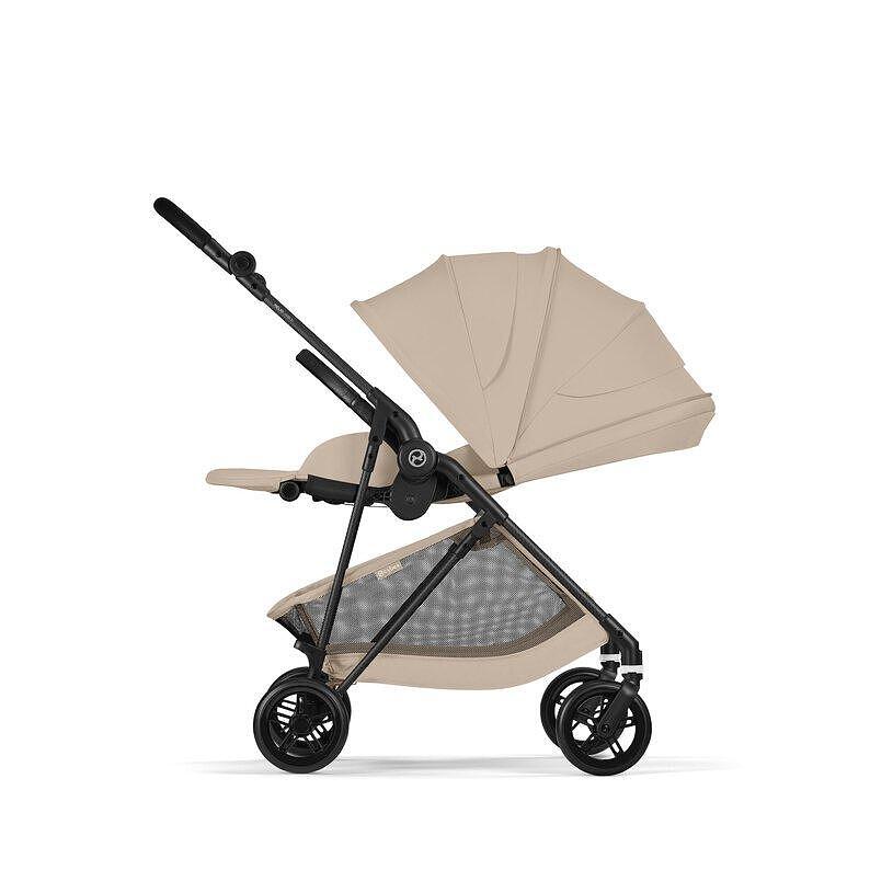 Gold Бебешка Количка Melio Carbon Almond Beige 2026 Cybex