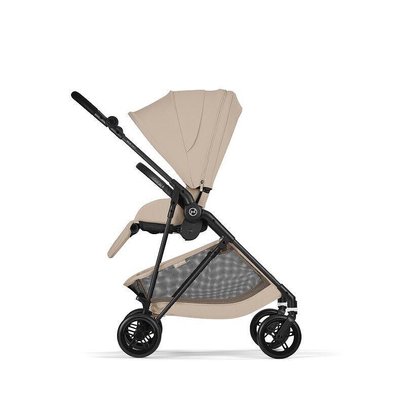 Gold Бебешка Количка Melio Carbon Almond Beige 2026 Cybex