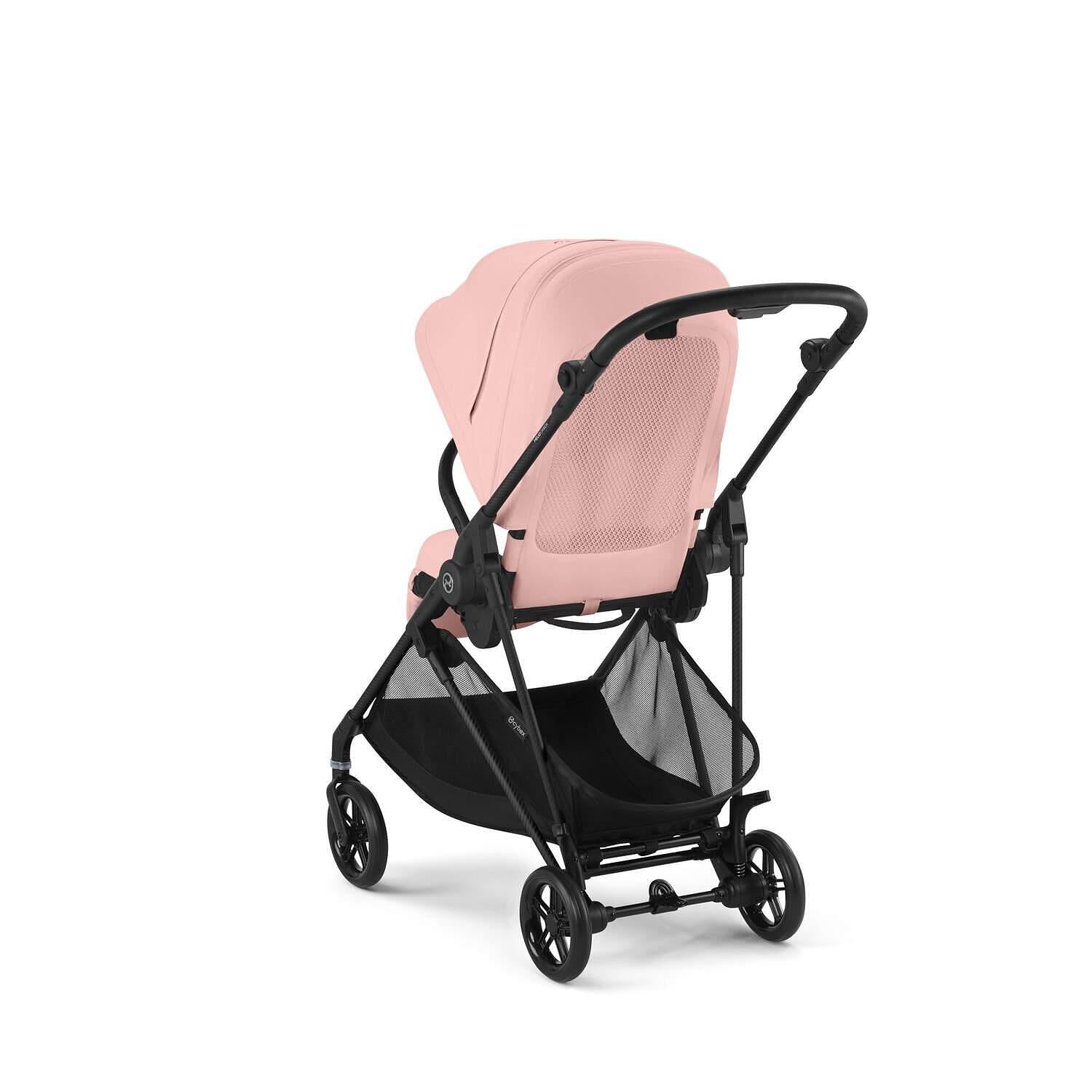 Gold Бебешка Количка Melio Carbon Candy Pink Cybex