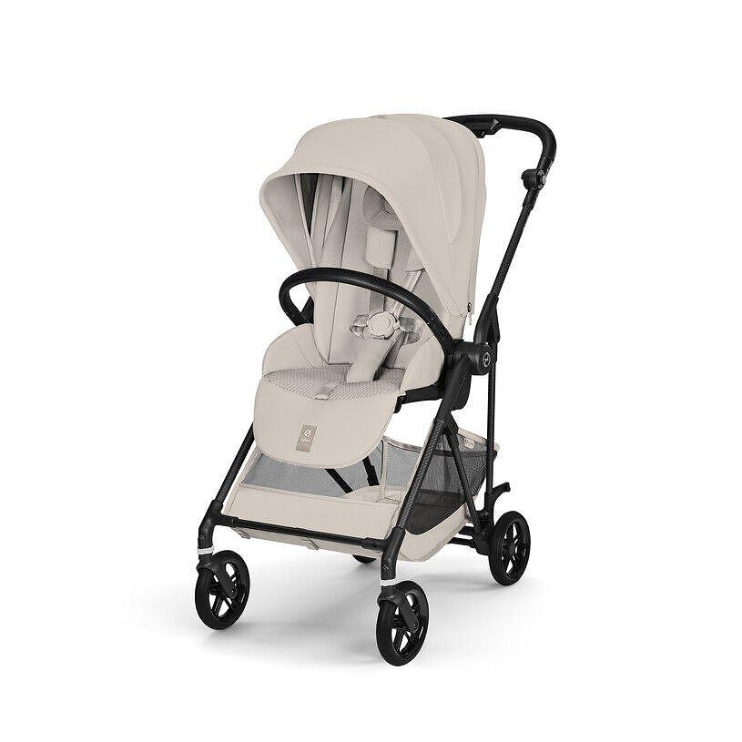 Gold Бебешка Количка Melio Carbon Dune Grey 2026 Cybex