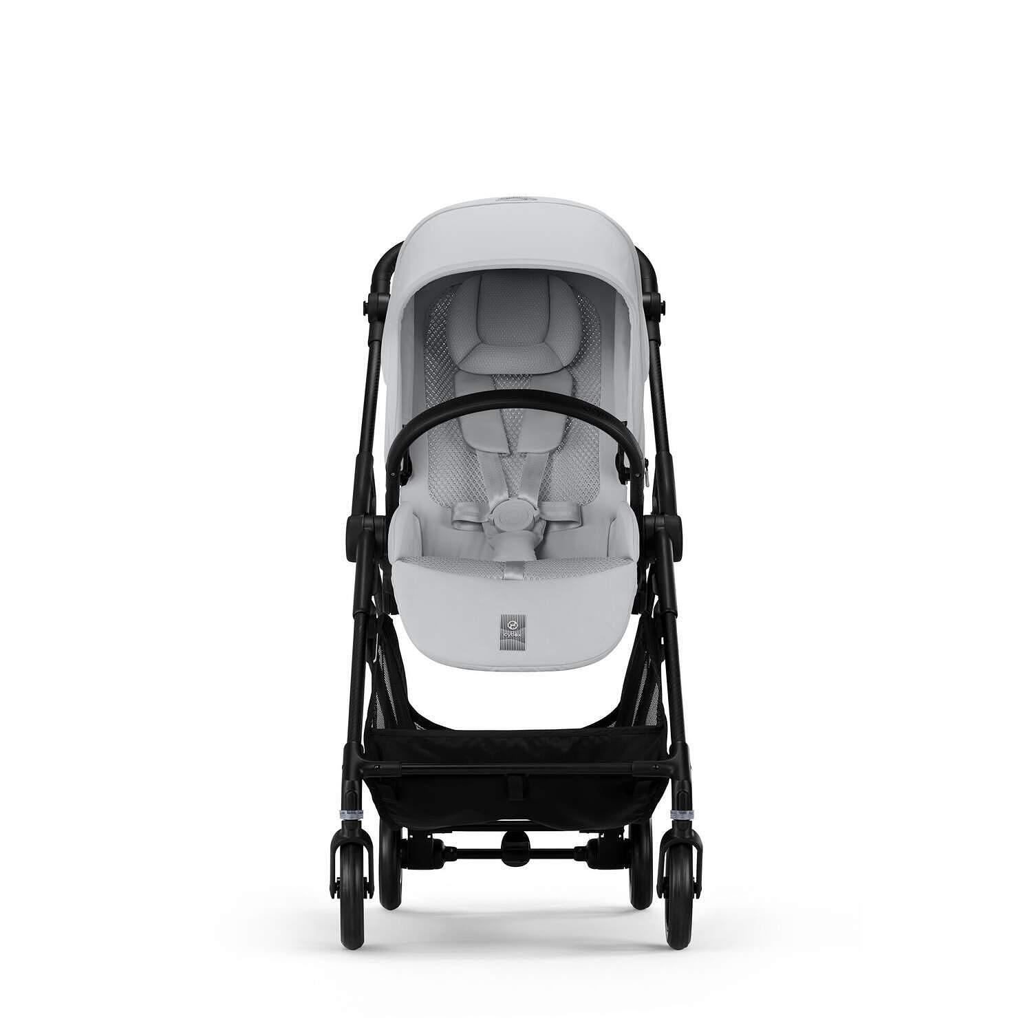 Gold Бебешка Количка Melio Carbon Fog Grey Cybex
