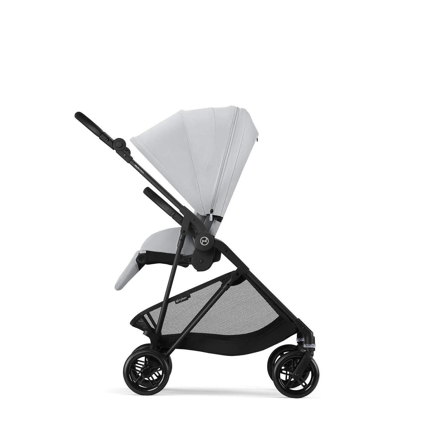 Gold Бебешка Количка Melio Carbon Fog Grey Cybex