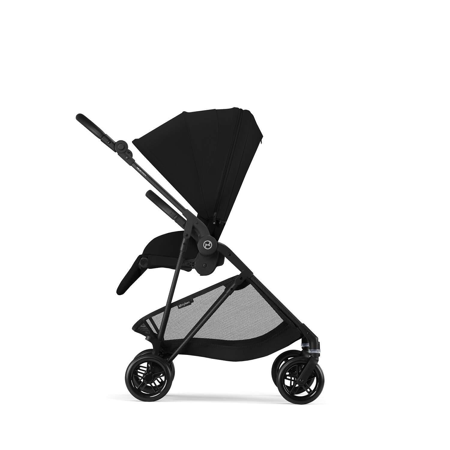 Gold Бебешка Количка Melio Carbon Magic Black Cybex