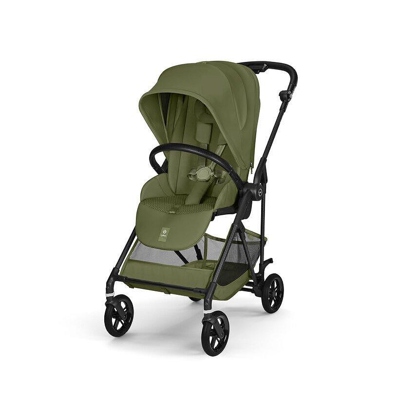 Gold Бебешка Количка Melio Carbon Moss Green 2026 Cybex