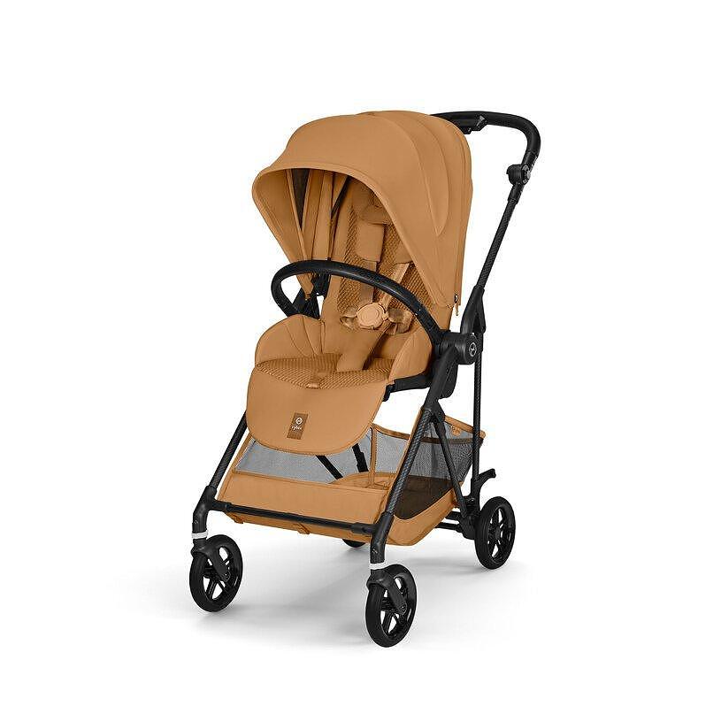 Gold Бебешка Количка Melio Carbon Cinnamon Yellow 2026 Cybex