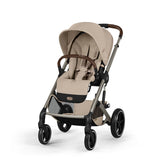 Gold Бебешка Комбинирана Количка Balios S Lux Tpe Almond Beige 2026 + Cot S Lux Cybex