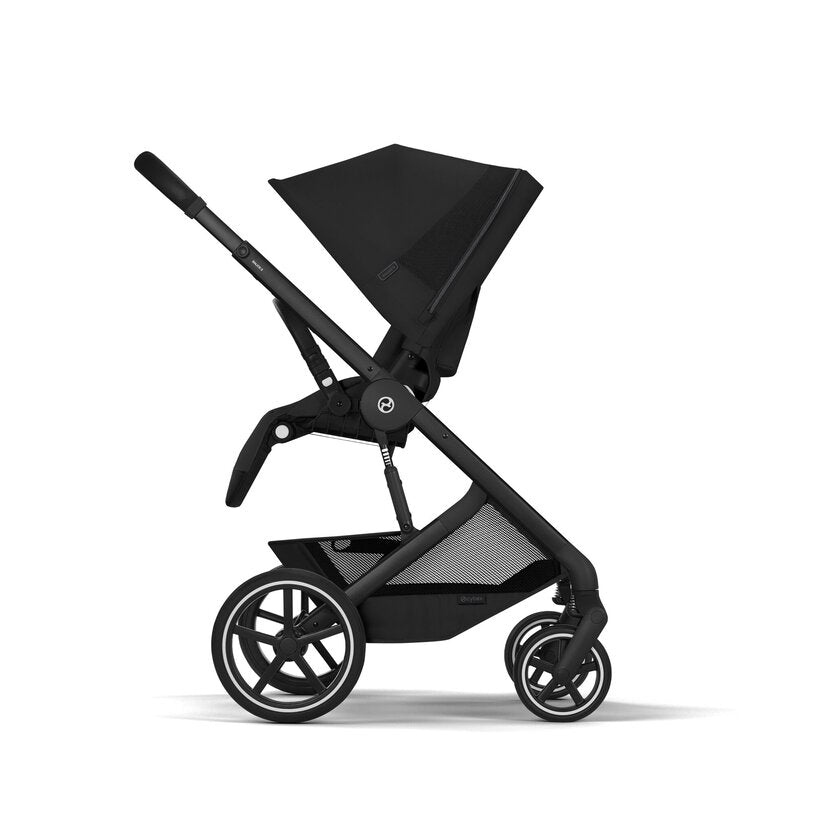 Gold Бебешка Комбинирана Количка Balios S Lux Blk Moon Black 2026 + Cot S Lux Cybex