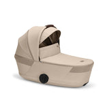 Gold Бебешка Комбинирана Количка Balios S Lux Tpe Almond Beige 2026 + Сгъваем Кош За Новородено Cybex