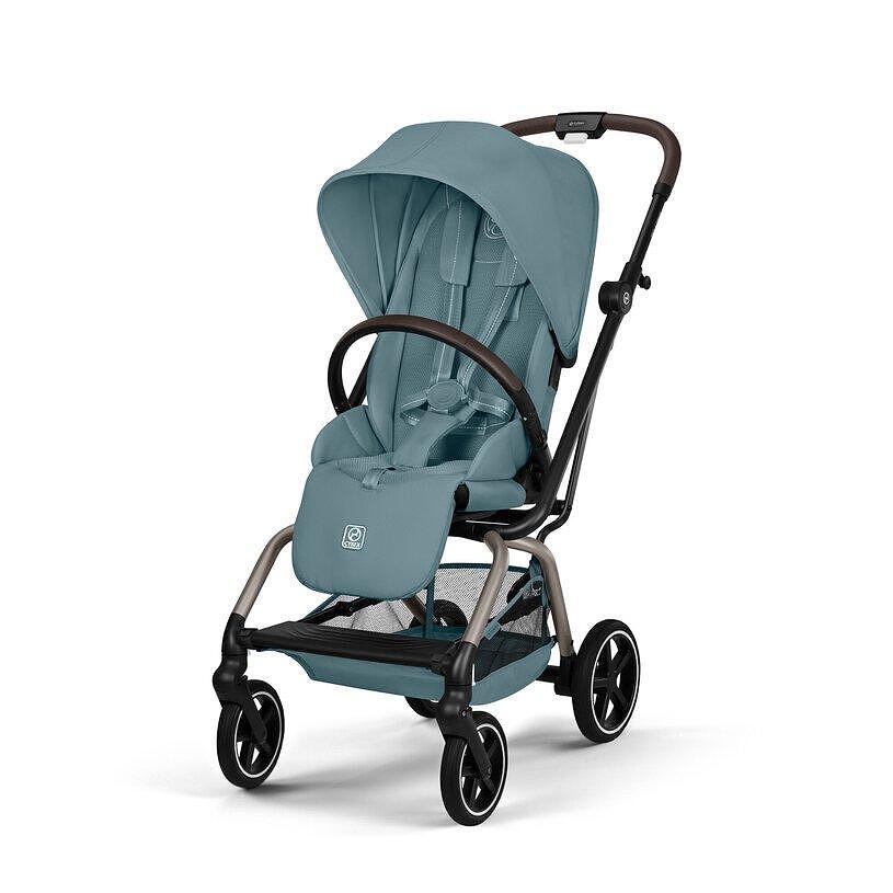 Gold Бебешка Лятна Количка Eezy S Twist+ 2 Tpe Stormy Blue 2026 Cybex