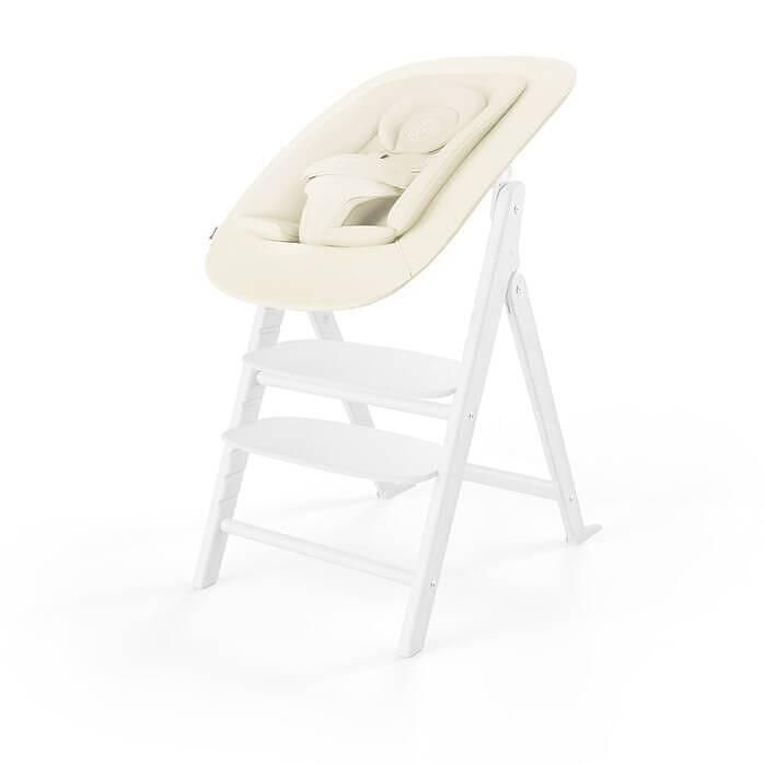 Gold Бебешки Шезлонг Bouncer Canvas White Cybex