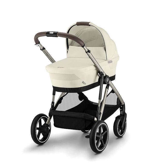 Gold Кош За Новородено Gazelle S Cot Seashell Beige Cybex