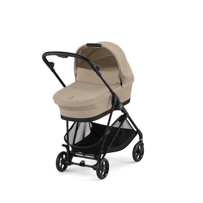 Gold Кош За Новородено Melio Cot Almond Beige Cybex