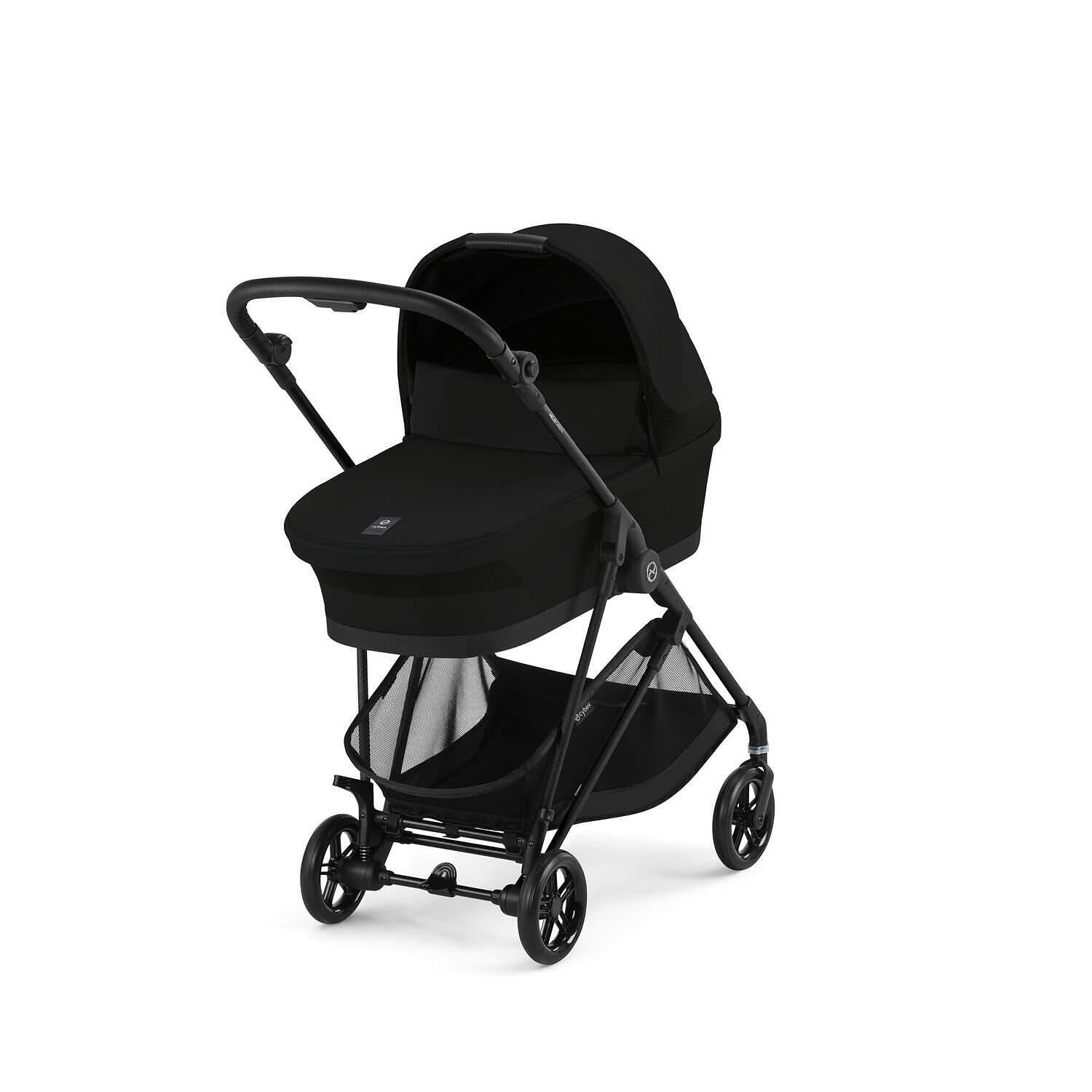 Gold Кош За Новородено Melio Cot Magic Black Cybex