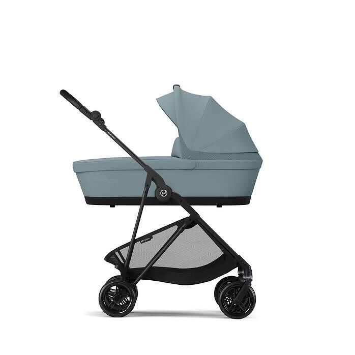 Gold Кош За Новородено Melio Cot Stormy Blue Cybex