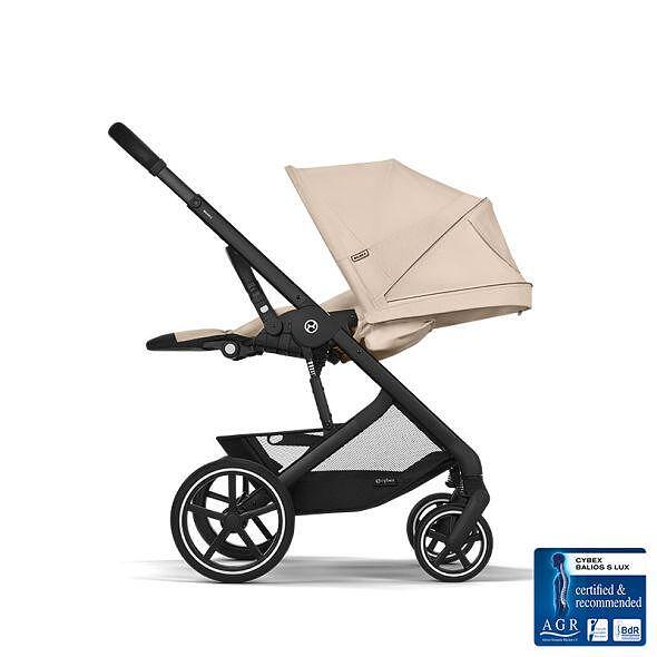Gold Пакет Balios S Lux 3в1 One Box Blk Almond Beige Cybex