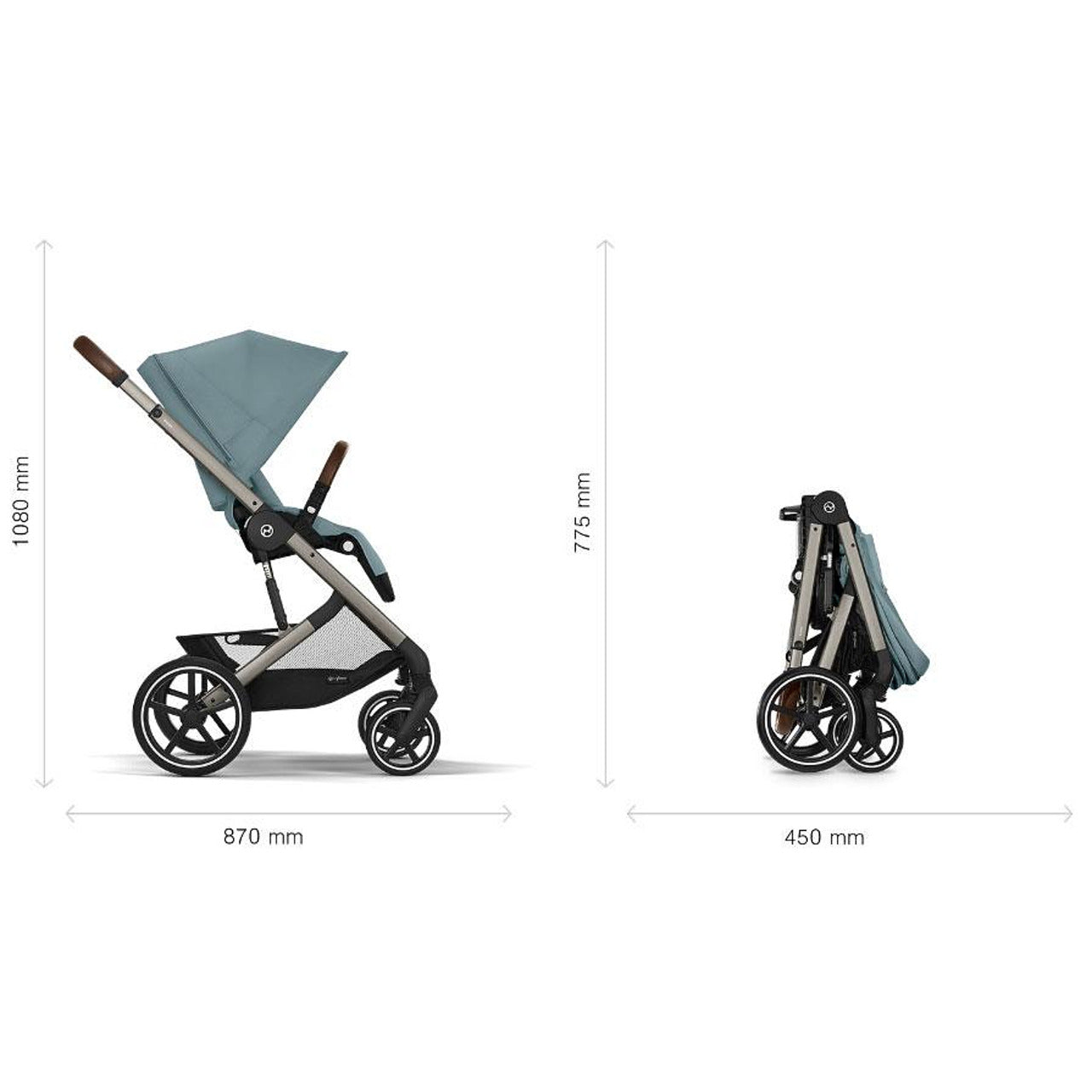 Gold Пакет Balios S Lux 3в1 One Box Blk Almond Beige Cybex