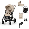 Gold Пакет Balios S Lux Ease Plus + Amya Almond Beige Cybex
