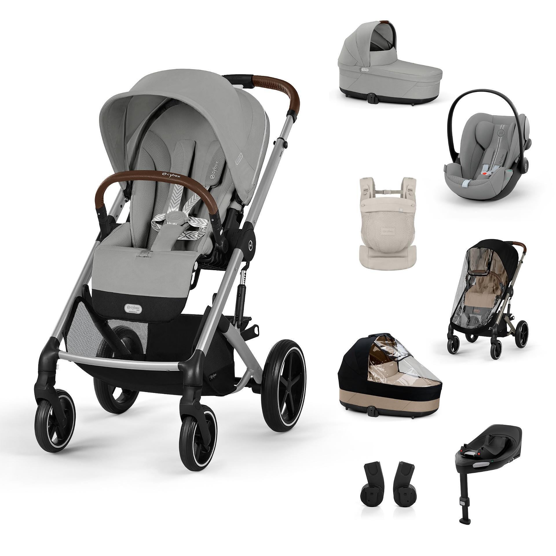 Gold Пакет Balios S Lux Ease Plus All Weather + Amya Stone Grey Cybex