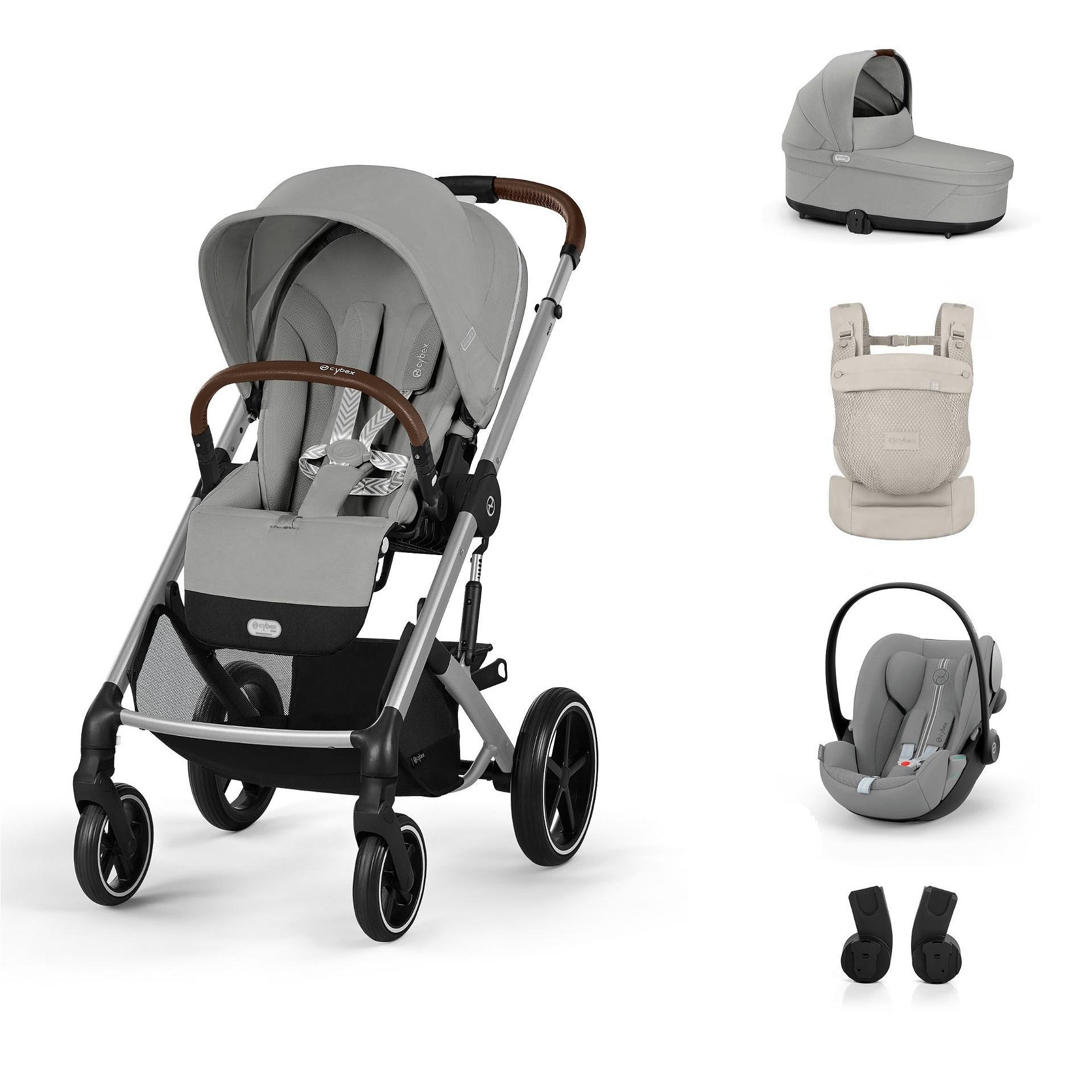 Gold Пакет Balios S Lux Essential + Amya Stone Grey Cybex