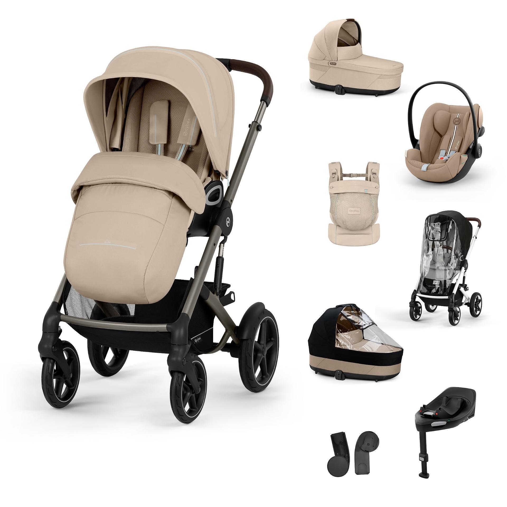 Gold Пакет Talos S Lux Ease Plus All Weather + Amya Almond Beige Cybex
