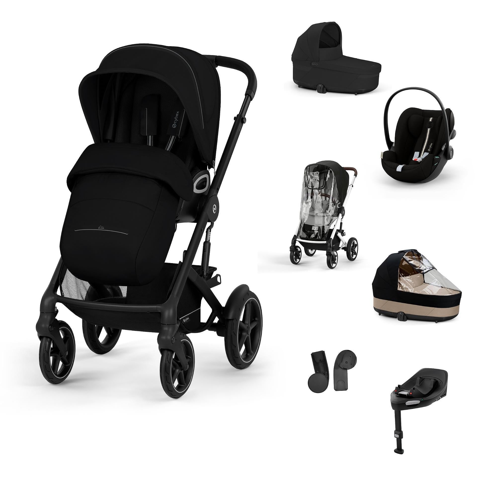 Gold Пакет Talos S Lux Ease Plus All Weather Moon Black Cybex