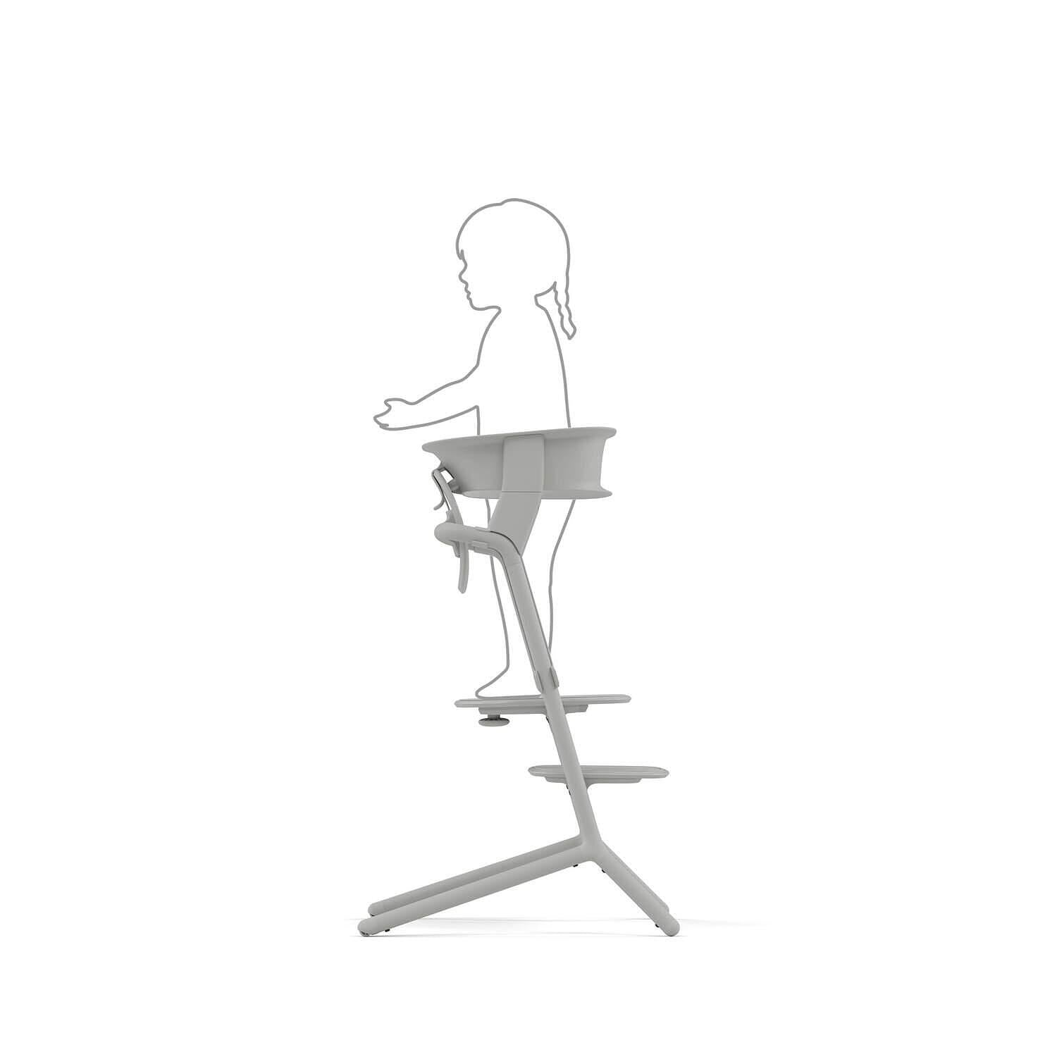 Gold Стол За Хранене Lemo Training Tower Suede Grey Cybex